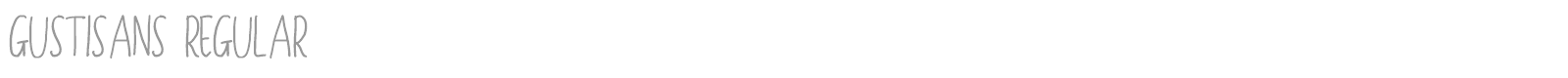 Gustisans font preview
